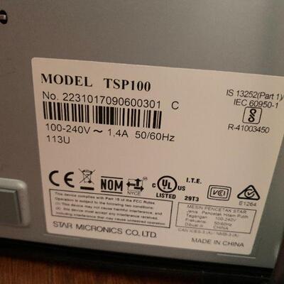 Star TSP100 receipt printer