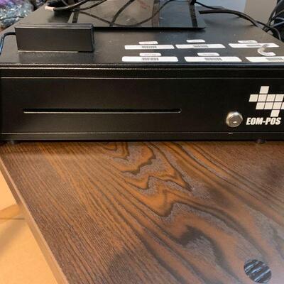 EOM POS Heavy Duty Cash drawer with monitor