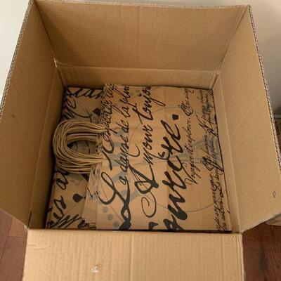 Paris Script LARGE Paper Shopping Bags (Lot 2)