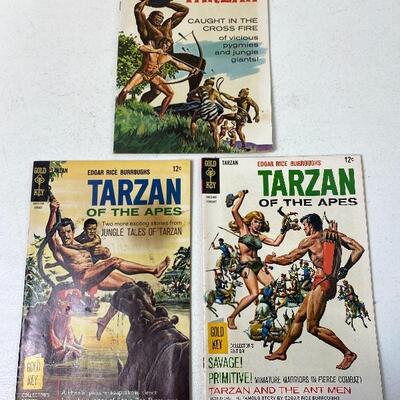 Lot #210 S Vintage Gold Key Comics Tarzan Korak 1967 â€˜68