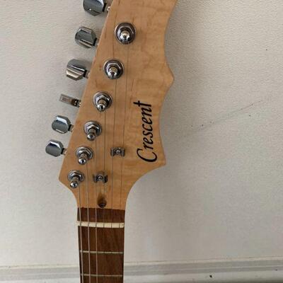 Crescent Electric Guitar with bag