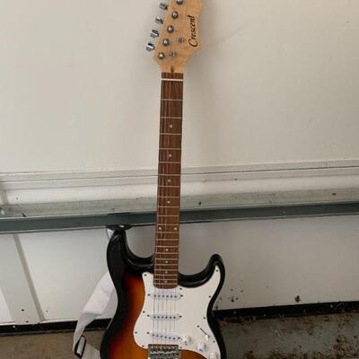 Crescent Electric Guitar with bag