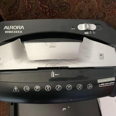 Aurora 8 Sheet shredder