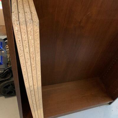Brown bookcase