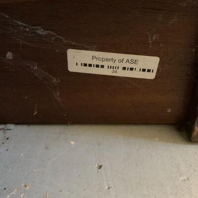Brown bookcase