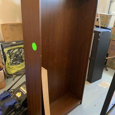 Brown bookcase