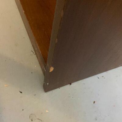 Brown bookcase