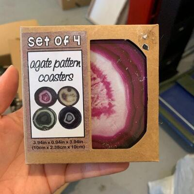 Agate Pattern Coasters