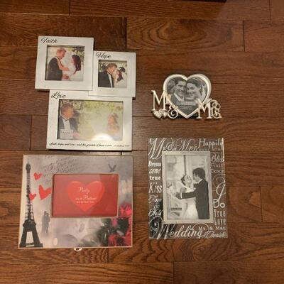 Wedding picture frames