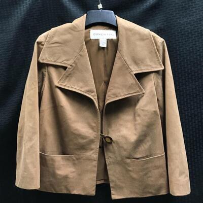 DoncasterÂ® Waist-length Leather Coat YD#017-1120-00045