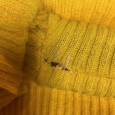 Yellow Turtleneck Sweater Med YD#011-1120-00333