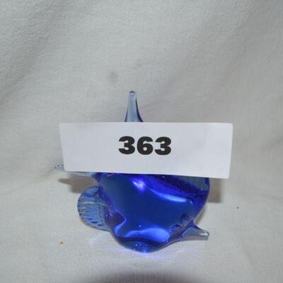 LOT 363 MURANO GLASS FISH
