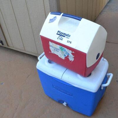 LOT 376 TWO COOLERS