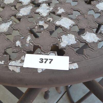 LOT 377  PATIO SET WITH 6 CHAIRS