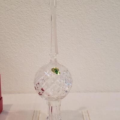 Lot 377: Waterford Crystal Tree Topper
