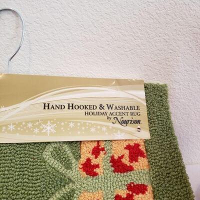 Lot 380:  New Holiday Cards, Ornaments, Animated Santa and Door Mat