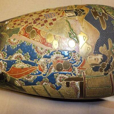 Vintage Stunning CloisonnÃ© Japanese Lamp and shade.