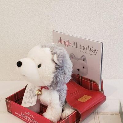 Lot 394:  New JINGLE book and Plushie & 2 Boxes of Soft Ornaments 