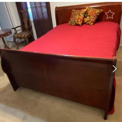 Solid built.... Queen Sleigh Bed Frame (doesnâ€™t include mattress and box springs)