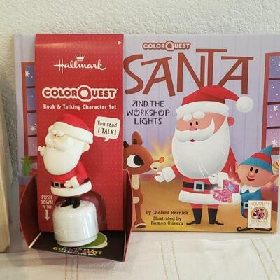 Lot 396: New Christmas Truck & Book Lot (Candy is Decorative ONLY)