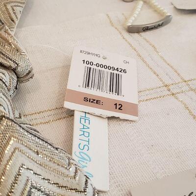 Lot 397:  New Girls Size 12 Dress & 3 Bracelets & a Necklace