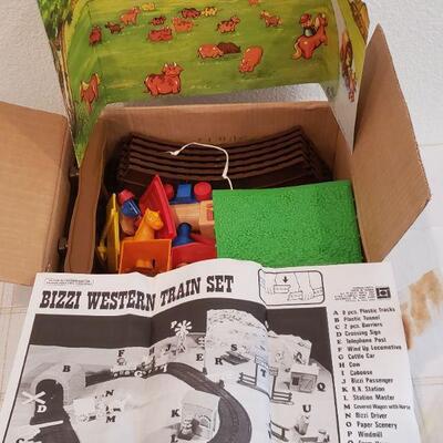Lot 399: New/Old Stock Bizzi Western Train Set 