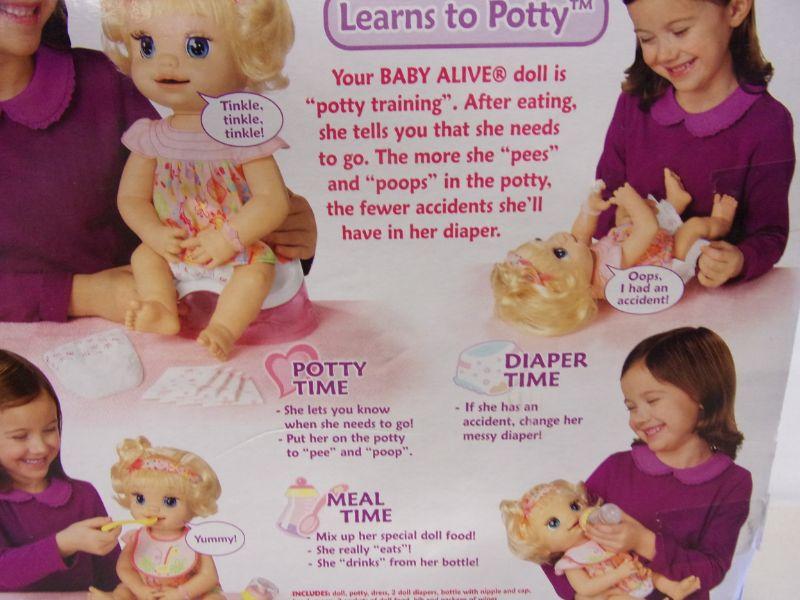 Baby alive learns best sale to potty cheap