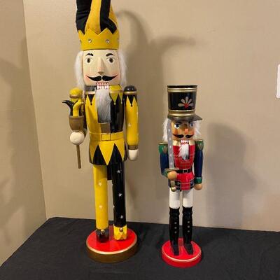 Lot 1 - Large Collectable Wooden Christmas Nutcrackers