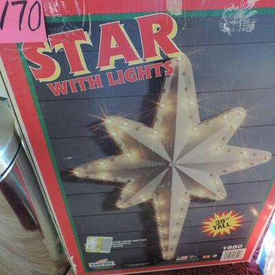 LIGHT UP STAR & SPIRAL TREE