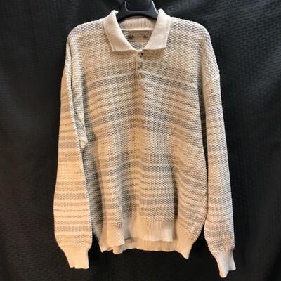 ShenadonaÂ® Horizontal-Striped, Knit Pullover LG YD#011-1120-00344