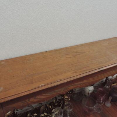 WOODEN SOFA TABLE
