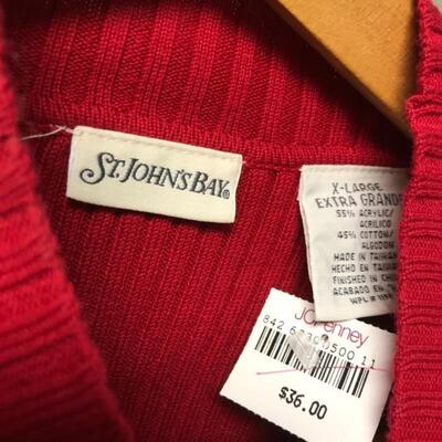 Saint Johnâ€™s BayÂ® Ribbed Pullover Sweater XL NWT YD#011-1120-00348