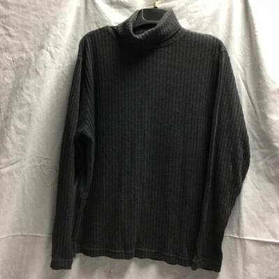 Basic EditionsÂ® Ribbed Turtleneck Sweater XL