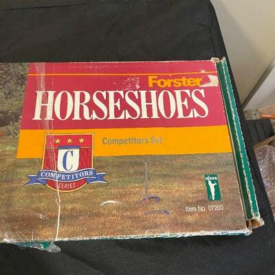 Lot 33 - Horse Shoes and Backgammon
