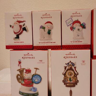 Lot 411: Assorted Hallmark Christmas Ornaments 