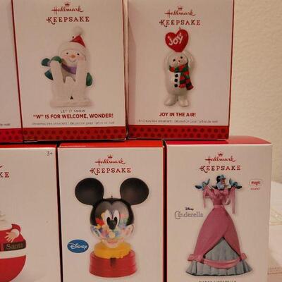 Lot 412: Assorted Hallmark Christmas Ornaments 