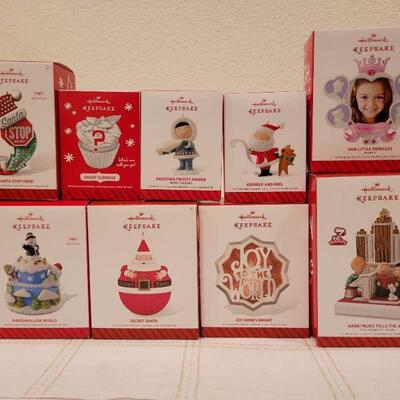 Lot 413: Assorted Hallmark Christmas Ornaments 