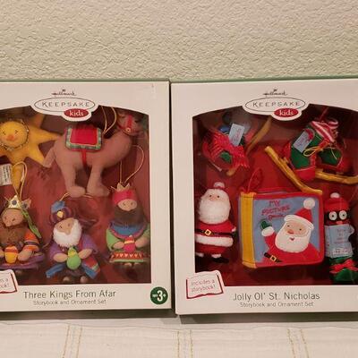 Lot 430: New Soft Hallmark Ornaments- 2 boxes