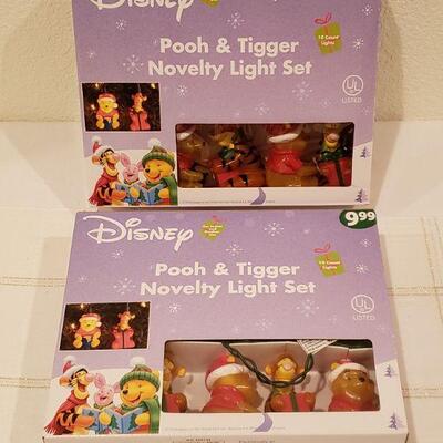 Lot 433:  (2) Boxes of Disney Pooh & Tigger Light Sets