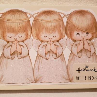 Lot 436:  REUGE Music Box Silver Bell and 2 Boxes of Christmas Cards