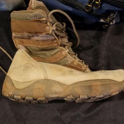 Lot 55 - Hiking Backpack and Boots 