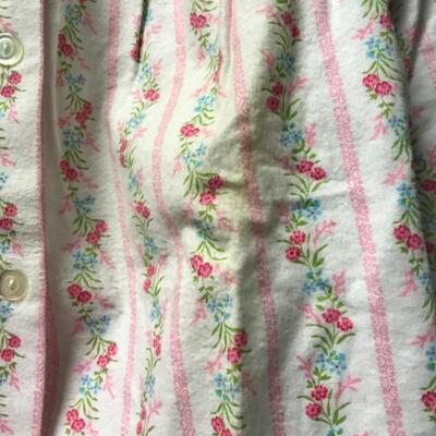Vintage Sears Flannel Footsie-Pajama Set Size 36