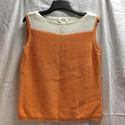 TalbotsÂ® Knitted Sweater Vest LG YD#017-1120-00010