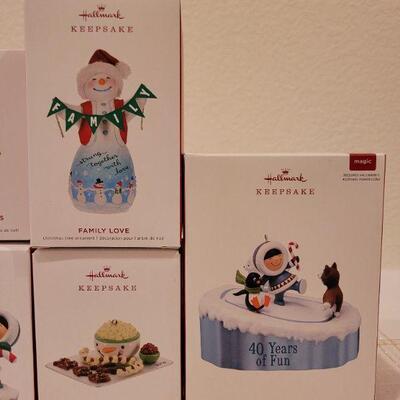 Lot 491: Assorted Hallmark Christmas Ornaments 