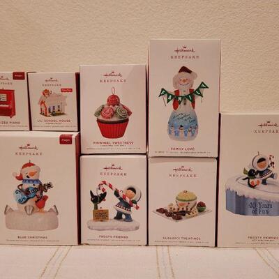 Lot 491: Assorted Hallmark Christmas Ornaments 
