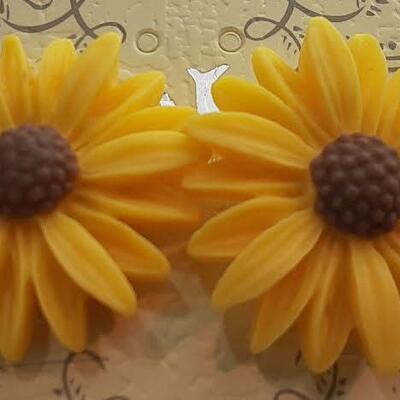 Fun Brown Eyed Susan Earrings