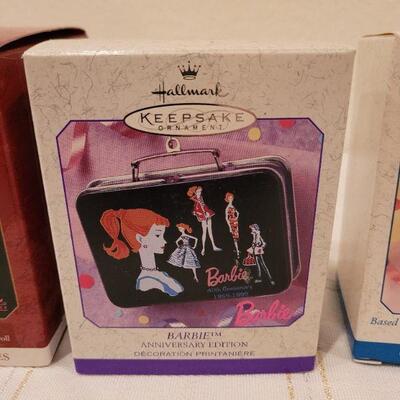Lot 505: Assorted Hallmark Christmas Ornaments  BARBIE