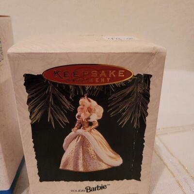 Lot 505: Assorted Hallmark Christmas Ornaments  BARBIE