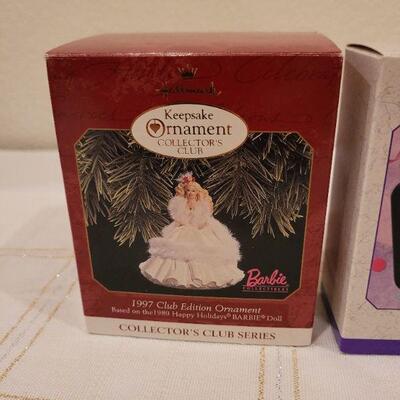 Lot 505: Assorted Hallmark Christmas Ornaments  BARBIE