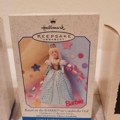 Lot 505: Assorted Hallmark Christmas Ornaments  BARBIE